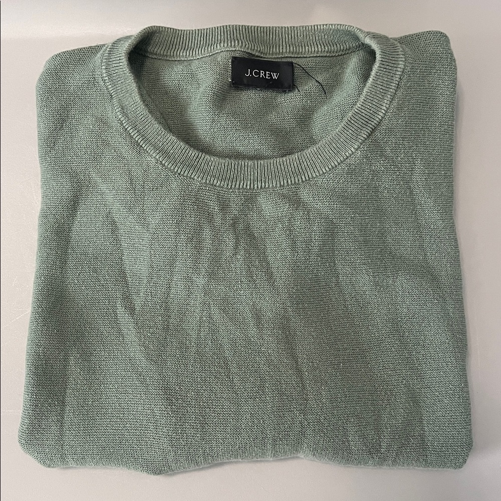 JCrew Cotton Crewneck Lightweight Sweater Estimated Size Large
